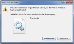 thumbs.db deaktivieren registry