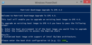 Empirum Bootimage Upgrade