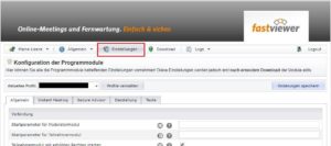 fastviewer einstellungen