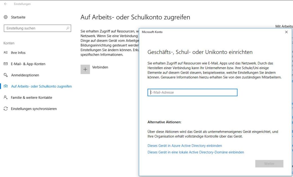 Windows 10 Problem Mit Geschäfts Oder Schulkonto Arbeits- oder Schulkonto entfernen in Registry - www.itnator.net