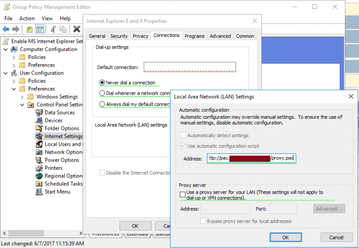 PAC Datei mit IIS veröffentlichen