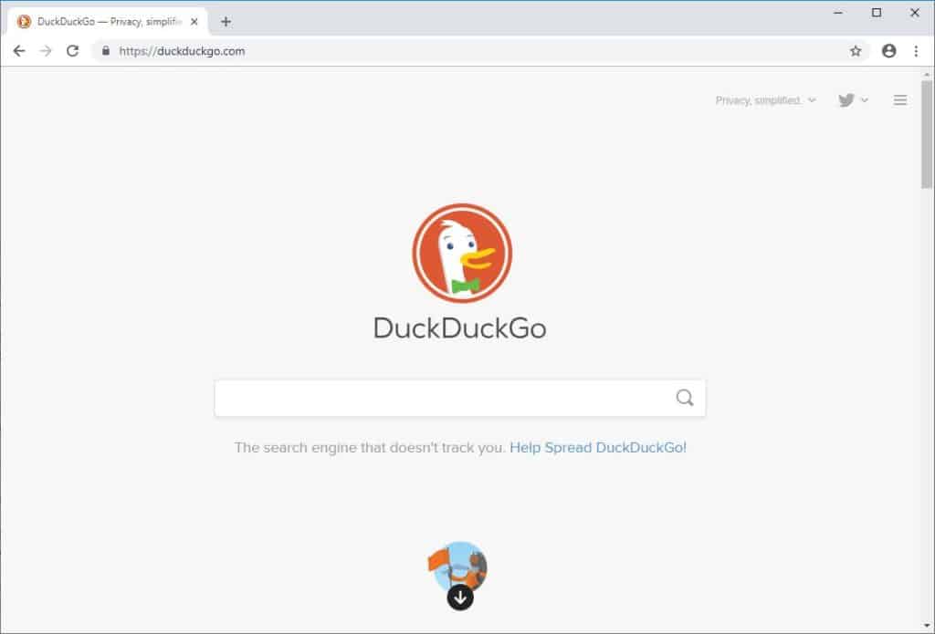Google Alternative Suchmaschine DuckDuckGo