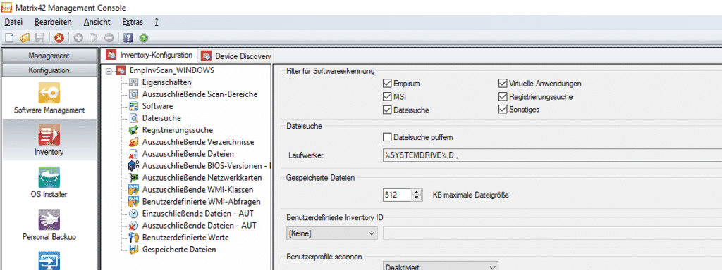 Empirum Inventory EMC