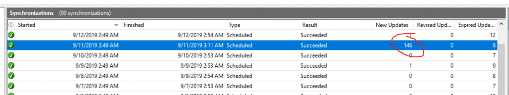 Microsoft Patchday WSUS Server