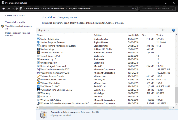 Uninstall String in der Windows Registry - www.itnator.net
