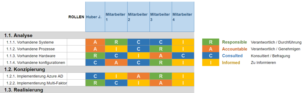 RACI Matrix