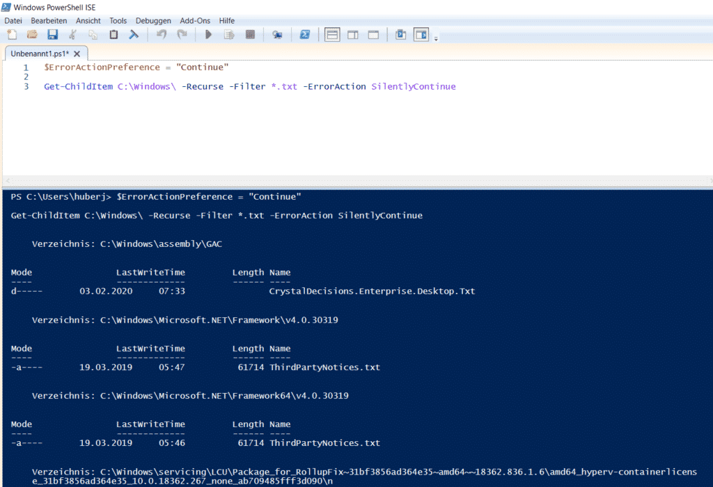 PowerShell ErrorAction $ErrorActionPreference