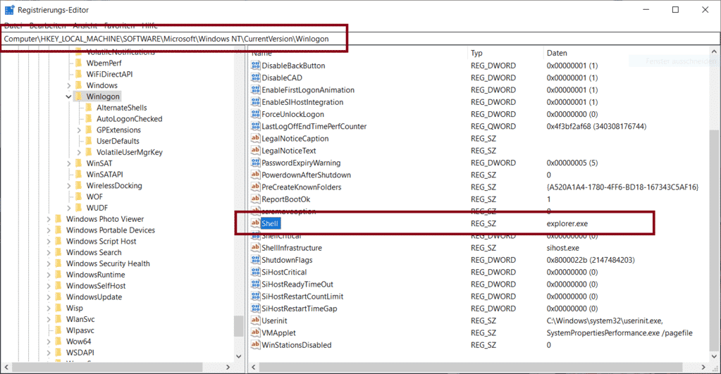 Server Core Registry powershell.exe