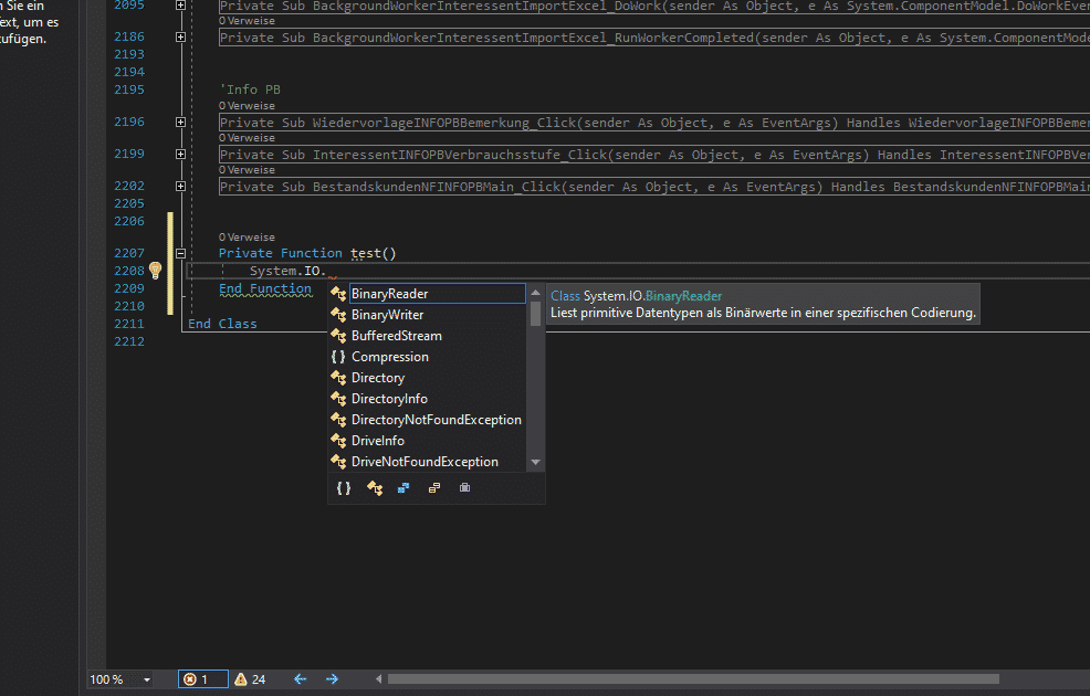 IntelliSense