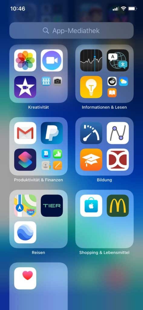 App-Mediathek iOS 14