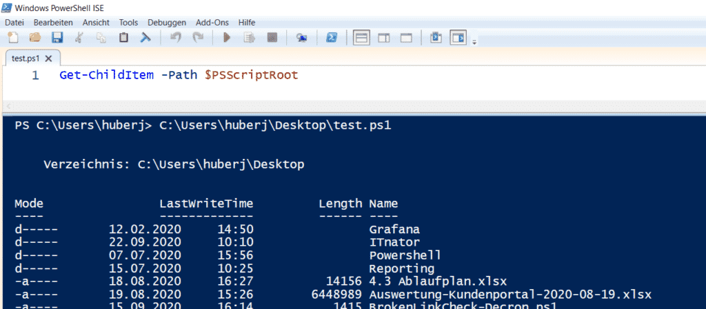 $PSScriptRoot in PowerShell Script