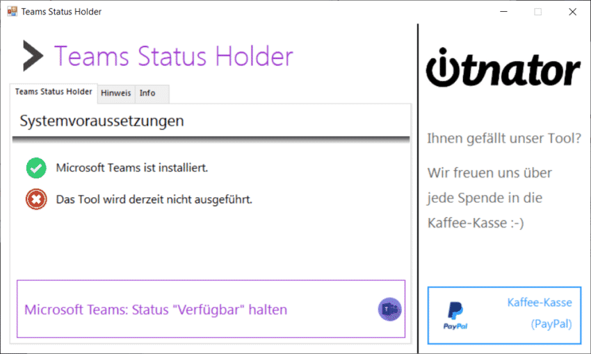 Ms Teams Status Dauerhaft Verfuegbar Halten