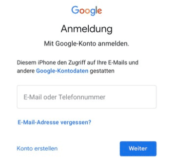 iPhone Google-Mail (Gmail)