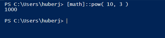 Potenz PowerShell