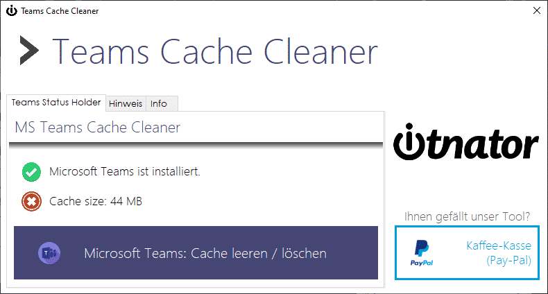 Teams Cache Cleaner