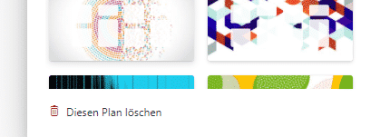Diesen Plan löschen