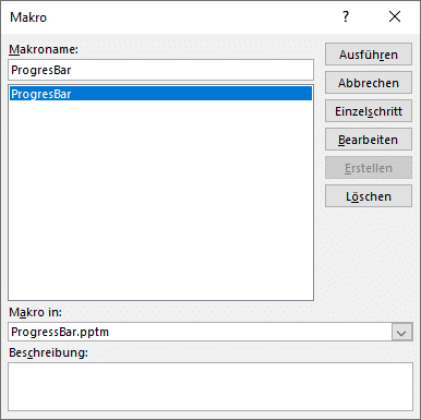 Progressbar einfgen