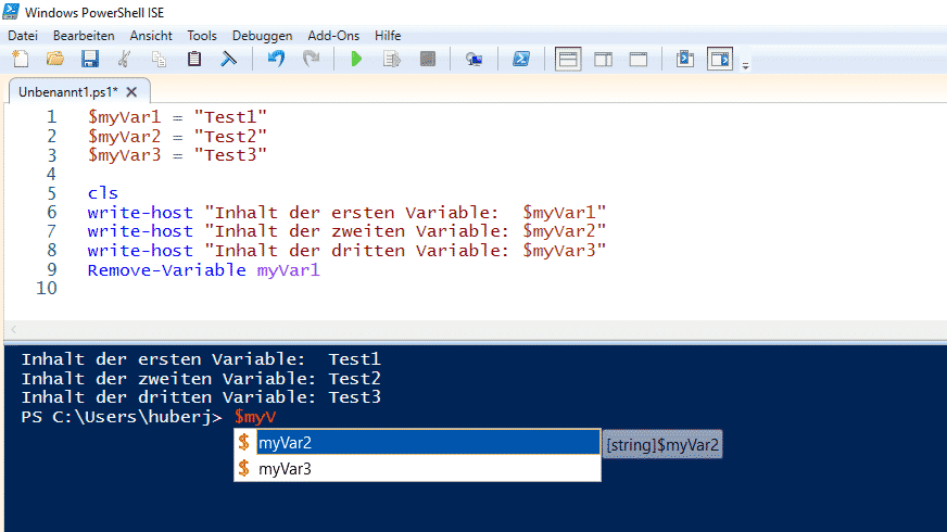 Remove-Variable Powershell