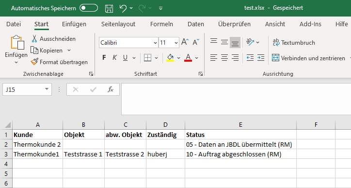 Excel Datei