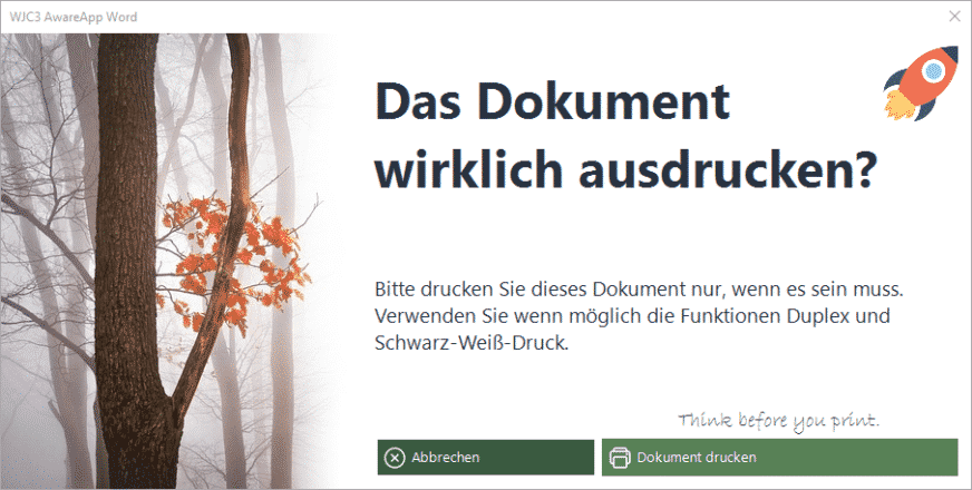 MS Word: Meldung vor dem Drucken anzeigen - www.itnator.net