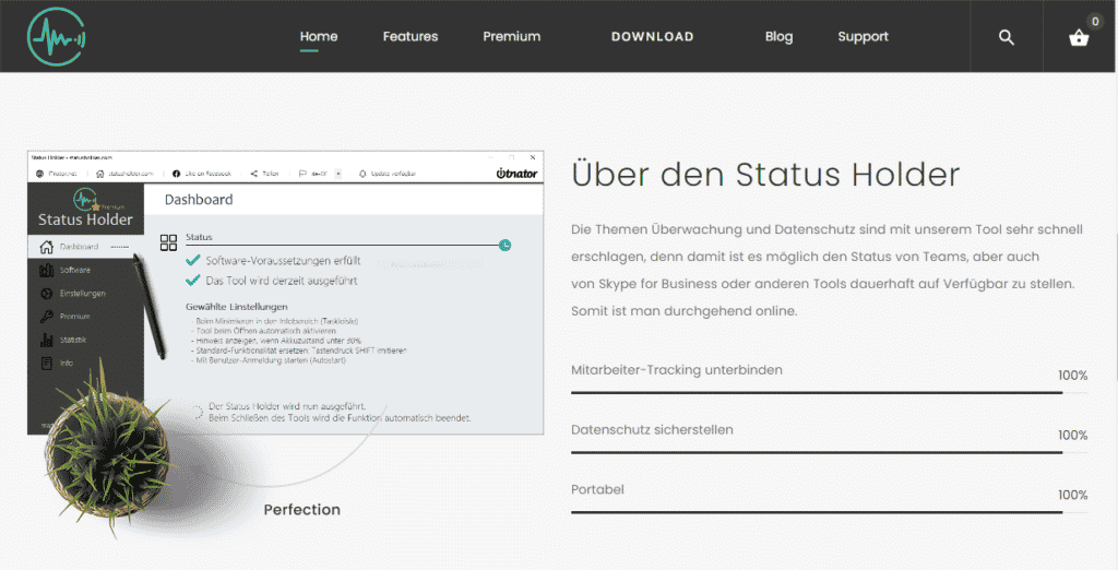 Status Holder Website