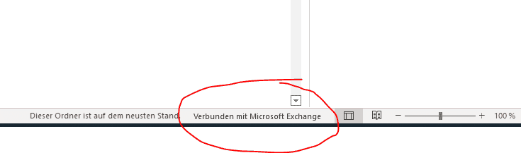 Verbunden mit Microsoft Exchange