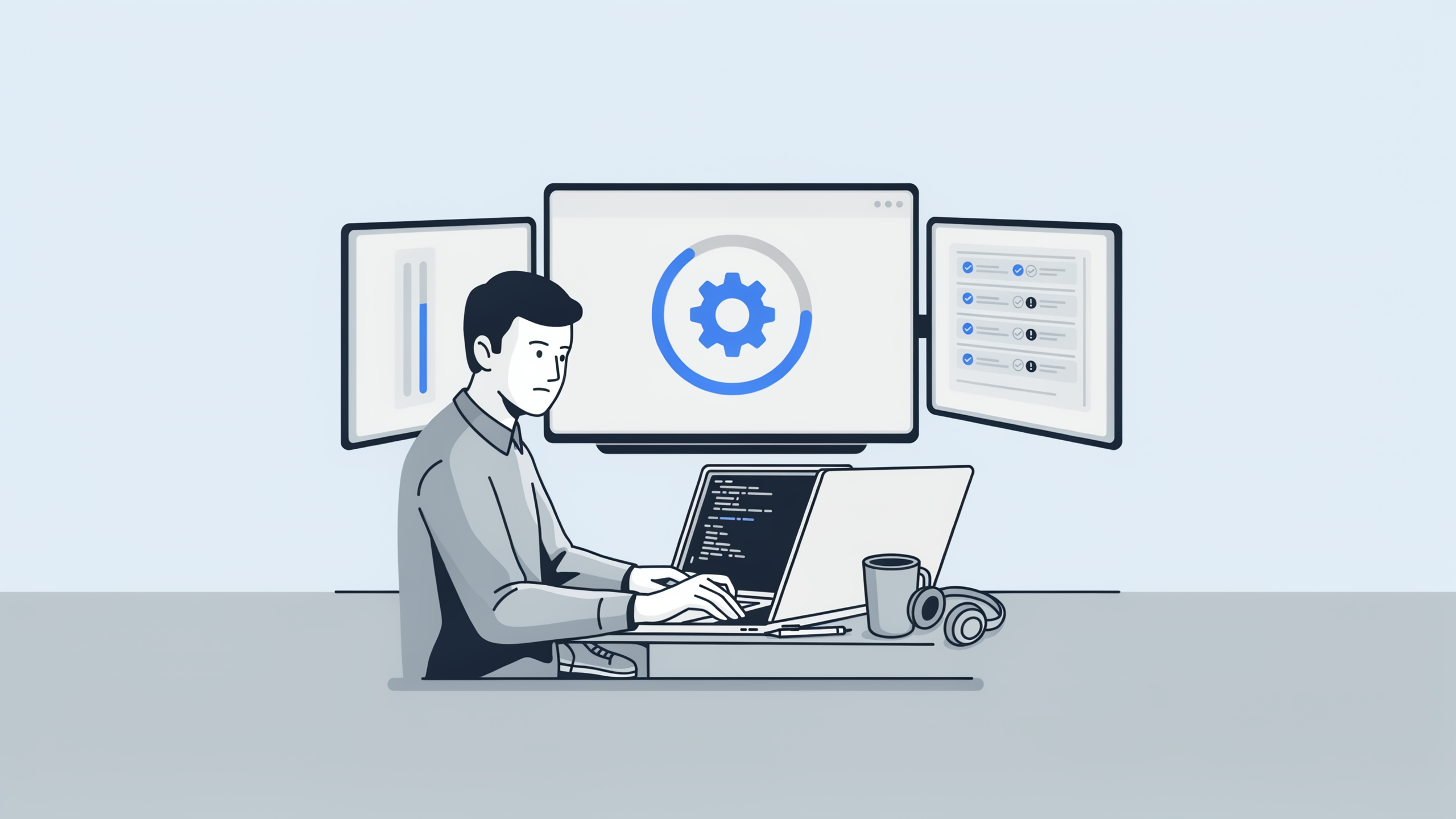Admin prüft per PowerShell den Patch-Stand mehrerer Windows-Systeme